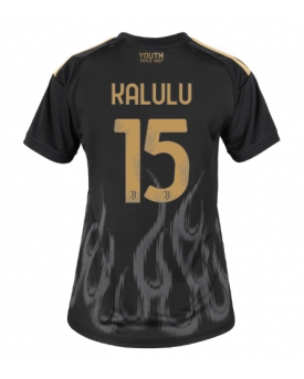 Juventus Pierre Kalulu #15 Maglia Gara Terza Repliche 2026-27 Donna Maniche Corte Juventus Pierre Kalulu #15 Maglia Gara Terza Repliche 2026-27 Donna Maniche Corte